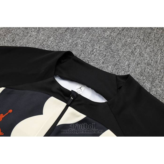 Chandal de Sudadera del Paris Saint-Germain Nino 2023-2024 Amarillo y Negro